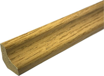 Laminate & Wood Floor Scotia Beading 811 Harlech Oak (2.4M Length18mm Scotia) Pack Of 5 from B&Q