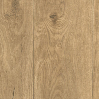  - Beige Wood Effect Vinyl Flooring For KitchenBathroom & Living Room2.0mm Thick Vinyl Sheet-4M(13'1") X 4M(13'1")-16M²