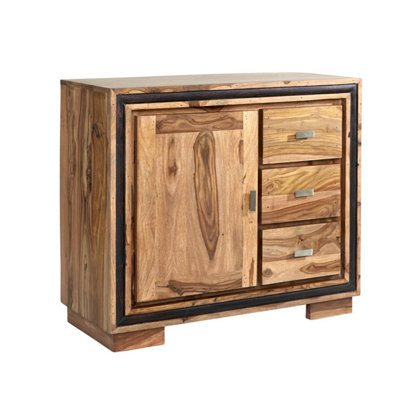 Worcester Jockey Sheesham 1 Door Sideboard from B&Q