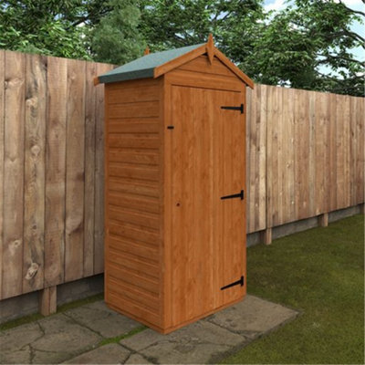 Horsforth 2 X 3 (0.68M X 0.9M) Wooden Apex Tool Tower Shed (12mm T&g Floor And Apex Roof) (2Ft X 3Ft) (2X3)