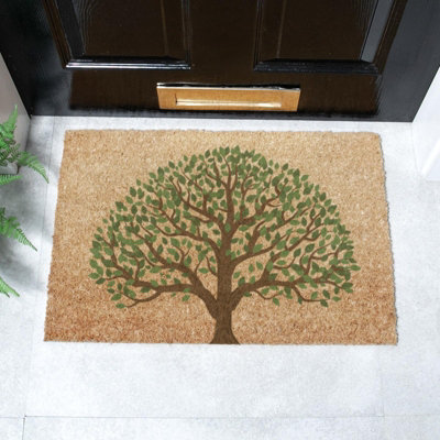 Artsy Doormats Tree Of Life Doormat (60 X 40Cm) from B&Q