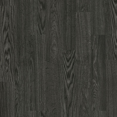  - Black Wood Effect FlooringContract Commercial Heavy-Duty Vinyl Flooring With 2.4mm Thickness-13M(42'7") X 2M(6'6")-26M²