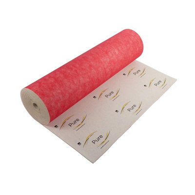 Carpet Underlay Pure 9mm Super High Density (15 Sqm) 1.37M(Width) X 11M(Length) X 9mm (Thick) from B&Q