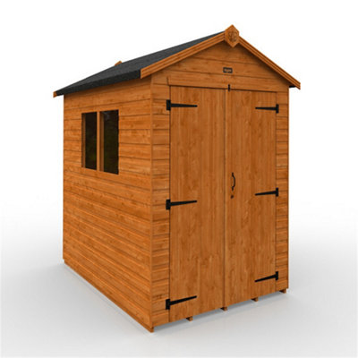 7Ft X 5Ft (2050mm X 1450mm) Horsforth Shiplap Heavyweight Workshop Shed With 2 Window (12mm Tongue And Groove Floor And Roof)