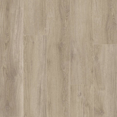 B&Q Cornp Timber Wood Effect Glue Down Luxury Vinyl Tile - Plank(8Mm Lvt), For Domestic & Commercial Use Per Pack 2.66M²