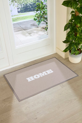Artsy Doormats Beige Home  Doormat (90 X 60Cm) from B&Q