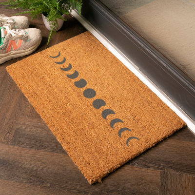 Artsy Doormats Grey Moon/lunar Phases Doormat from B&Q