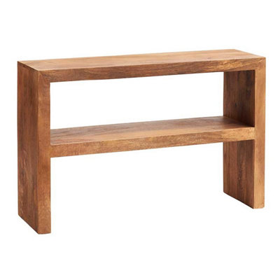 Worcester Poko Light Mango Console Table from B&Q