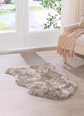 Native Natural Pure New Zealand Sheepskin Rug Xxl from B&Q