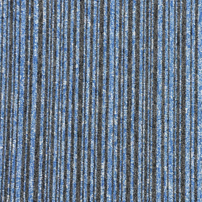 B&Q Vital Carpet Tiles 876013 Contract Carpet Tiles For Domestic & Commercial Use, 20 Tile Per Pack Blue/Grey