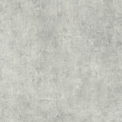  - Grey Plain Effect Anti-Slip Vinyl Flooring For LivingroomKitchen2mm Thick Felt Backing Vinyl Sheet-3M(9'9") X 4M(13'1")-12M²