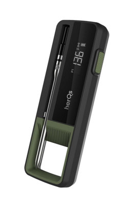 Herqs Single Max Wireless Meat Thermometer - Black, Green,Black - Image 6
