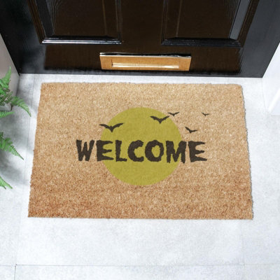 Artsy Doormats Halloween Welcome Bats Doormat (60 X 40Cm) from B&Q