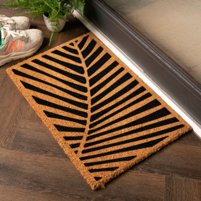 Artsy Doormats Large Palm Leaf Pattern Doormat from B&Q