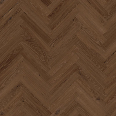 B&Q Roma Oak Wood Effect Glue Down Luxury Vinyl Tile-Herringbone(2Mm Lvt)For Domestic,Commercial Use 3.345Mâ² Per Pack