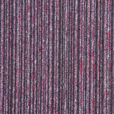  - Vital Carpet Tiles 872315 Stripe Pink Grey Contract Carpet Tile For Domestic & Commercial Use