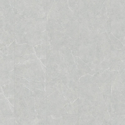 B&Q Ident Stone Stone Effect Glue-Down Luxury Vinyl Tile - (2Mm Lvt) For Home & Contract Commercial Use - Covers 4.86Sqm