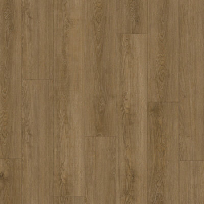  - Ident Deep Oak Wood Effect Glue-Down Luxury Vinyl TilePlank(2mm Lvt) For Home & Contract Commercial UseCovers 4.75Sqm