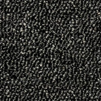  - Black Carpet Tiles  For ContractOfficeShopHome3mm Thick Tufted Loop Pile5M² 20 Tiles Per Box