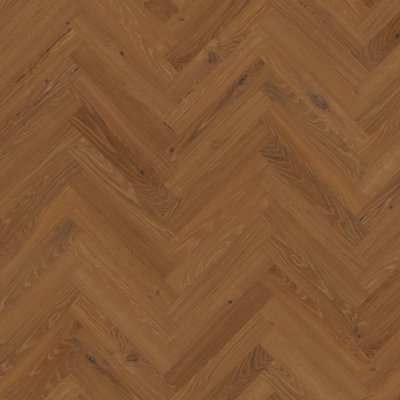 B&Q Bologna Oak Wood Effect Glue Down Luxury Vinyl Tile-Herringbone(2Mm Lvt) For Domestic,Commercial Use 3.345Mâ² Per Pack
