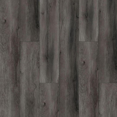 B&Q Light Allo (Rbp) Graphite Wood Effect Spc Click Luxury Vinyl Tile - Plank(5.2Mm Lvt), For Home & Commercial Use M²Per Pack Size 2.193