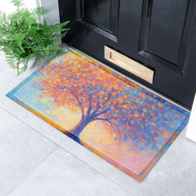 Artsy Doormats Tree Of Life Doormat (90 X 60Cm) from B&Q