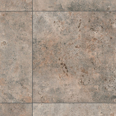  - Beige Stone Effect Anti-Slip Vinyl Flooring For KitchenBathroomLivingroom2.5mm Thick Vinyl Sheet-1M(3'3") X 2M(6'6")-2M²