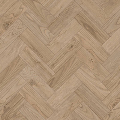  - Holpa 2007 Loft Oak Wood Effect Glue-Down Luxury Vinyl Tile-Herringbone(2.5mm Lvt) For Domestic & Commercial Use-Covers 3.763Sqm