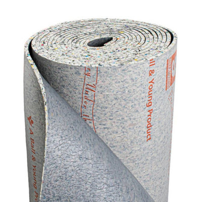 Carpet Underlay Cloud 9 Underlays Super Contract 10mm (15 Sqm) 1.37M(Width) X 11M(Length) from B&Q