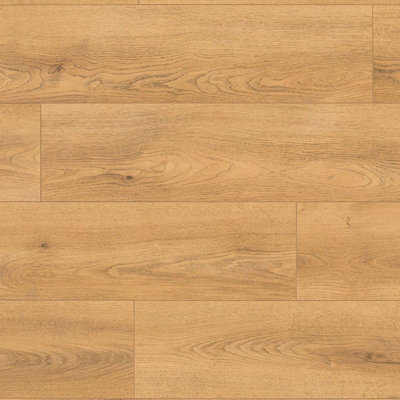 Swiss Krono La Ge Natural 34 Wood Effect Click Laminate Flooring (10mm) For Home Commercial Contains 6 Planks Covers 1.598 Sqm from B&Q