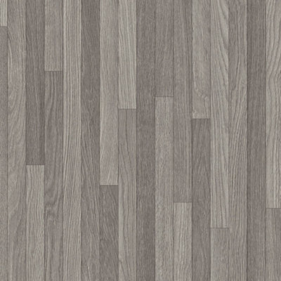 Grey Wood Effect Anti-Slip Vinyl Flooring For LivingroomKitchen3.8mm Thick Vinyl Sheet-6M(19'8") X 3M(9'9")-18M² from B&Q