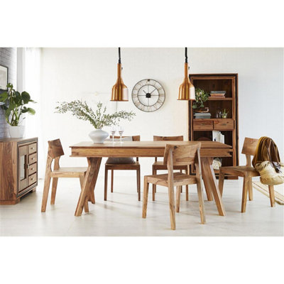 Worcester Jockey Sheesham Large Wide Bookcase from B&Q