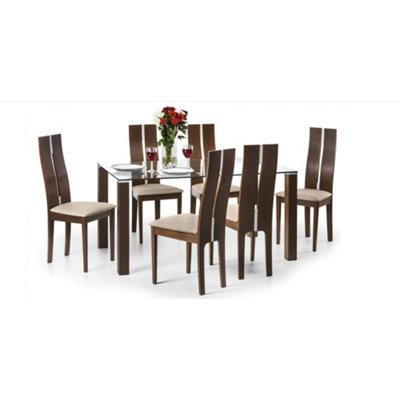 Ashfield Cayman Dining Set With 6 Chairs from B&Q