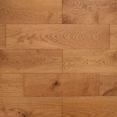  - Engineered Wood Flooring Tollgate Wood Effect Brushed Uv Oiled (14mm Thick/ 150mm Wide)