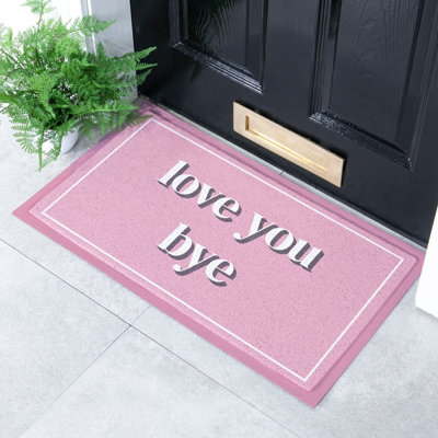 Native Natural Love You Bye Doormat (70 X 40Cm) from B&Q