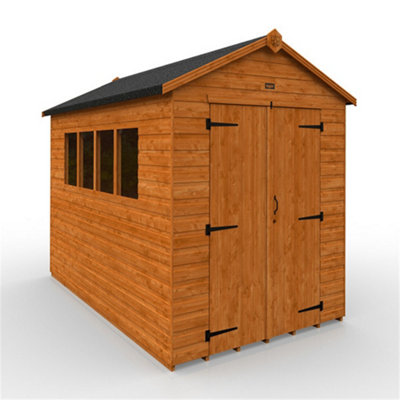 10Ft X 6Ft (2950mm X 1750mm) Horsforth Shiplap Heavyweight Workshop Shed With 4 Window (12mm Tongue And Groove Floor And Roof)