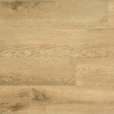 Swiss Krono La Lu Natural Oak 6106 Wood Effect Click Laminate (8mm) For Home Commercial Contains 8 Planks Covers 2.131 Sqm from B&Q