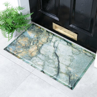 Native Natural Slate Pattern Doormat (70 X 40Cm) from B&Q