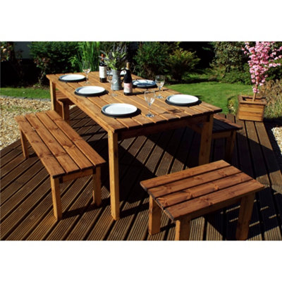 B&Q -  Traditional Eight Seater Table Set