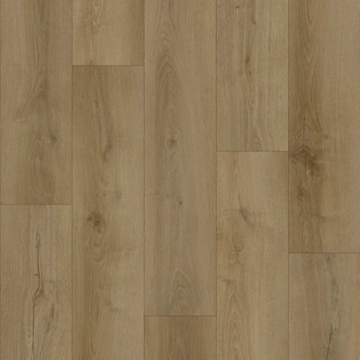  - Essential Alder Oak Wood Effect Glue Down Lvt FlooringPlank (2mm) For BedroomLiving Room & Kitchen 4.59M² Per Pack