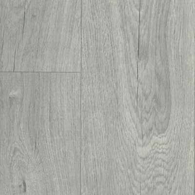 B&Q Concrete Effect Vinyl Flooring For Bathroom & Living Room, 2.0Mm Thick Vinyl Sheet-3M(9'9") X 4M(13'1")-12M² Grey