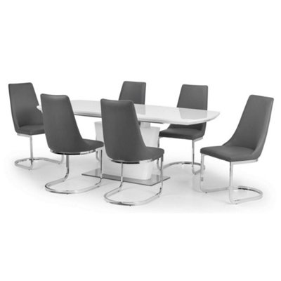 Ashfield Como Sleek Dining Set With 6 Chairs from B&Q