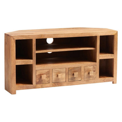 Worcester Poko Light Mango Corner Tv Unit from B&Q