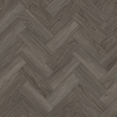  - Holpa 2003 Shadow Oak Wood Effect Glue-Down Luxury Vinyl Tile-Herringbone(2.5mm Lvt) For Domestic & Commercial Use-Covers 3.763Sqm