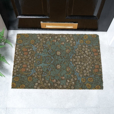 Artsy Doormats William Morris Tulips Doormat (60 X 40Cm) from B&Q