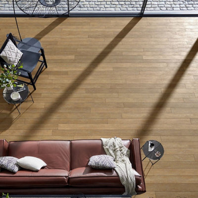  - Engineered Wood Flooring Chene36 Brushed/smoked White Hardwax Oiled Brown Plank (18mm Thick X 150mm Wide)