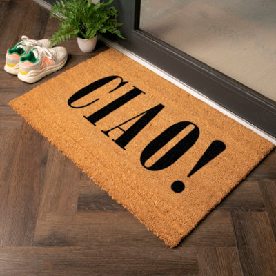 Artsy Doormats Ciao Country Size Coir Doormat from B&Q