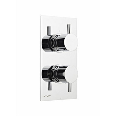 Clifton Concealed Thermostatic Shower Mixer Valve (Lake) from B&Q