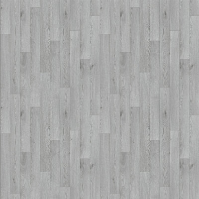 - Falco 990M Grey Wood Effect Anti-Slip Vinyl Flooring For KitchenBathroomDining Room2.5mm Thick-6M(19'8") X 3M(9'9")-18M²