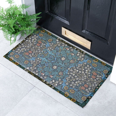 Native Natural William Morris Tulips Doormat (70 X 40Cm) from B&Q